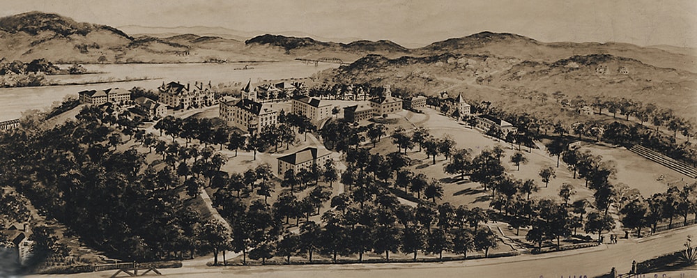 Old rendering of The Hill